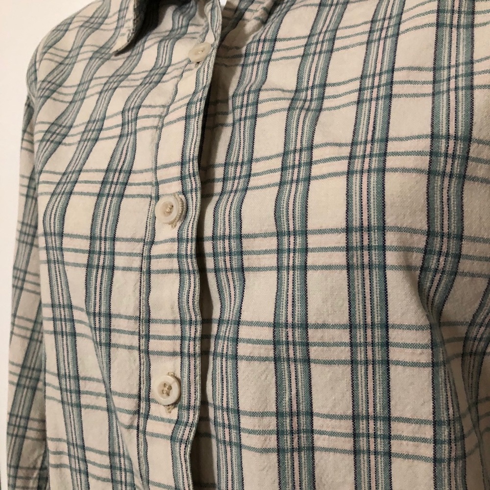 Northern Reflections Button Down Plaid Medium - image 4